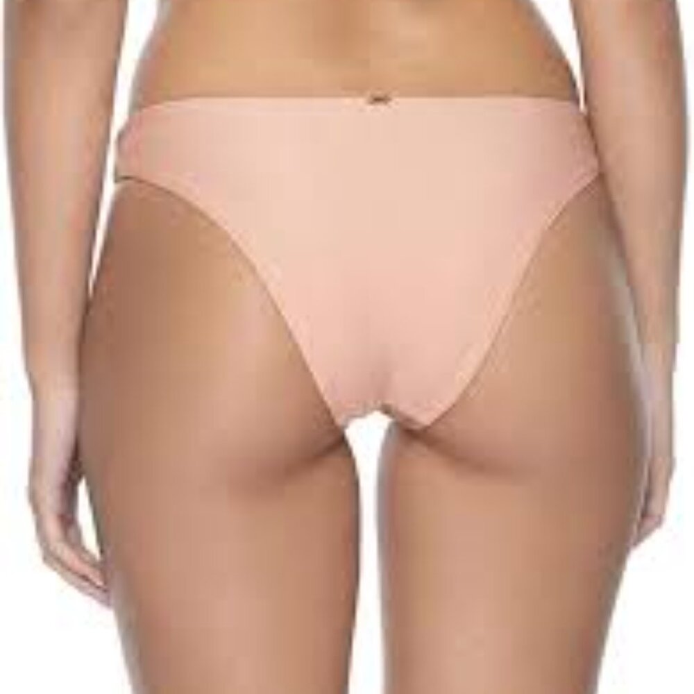 Pilyq rosegold basic teeny bikini bottoms